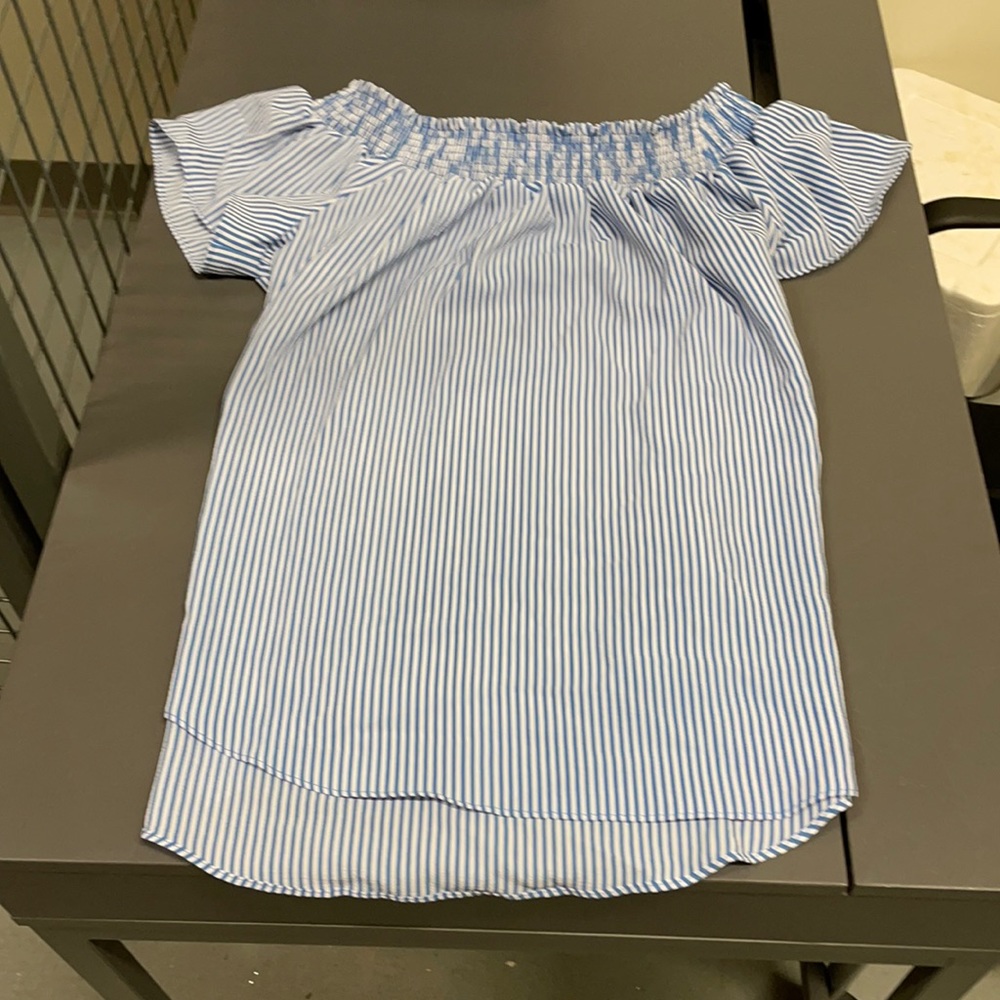 Women’a Michael Kors Seersucker Top